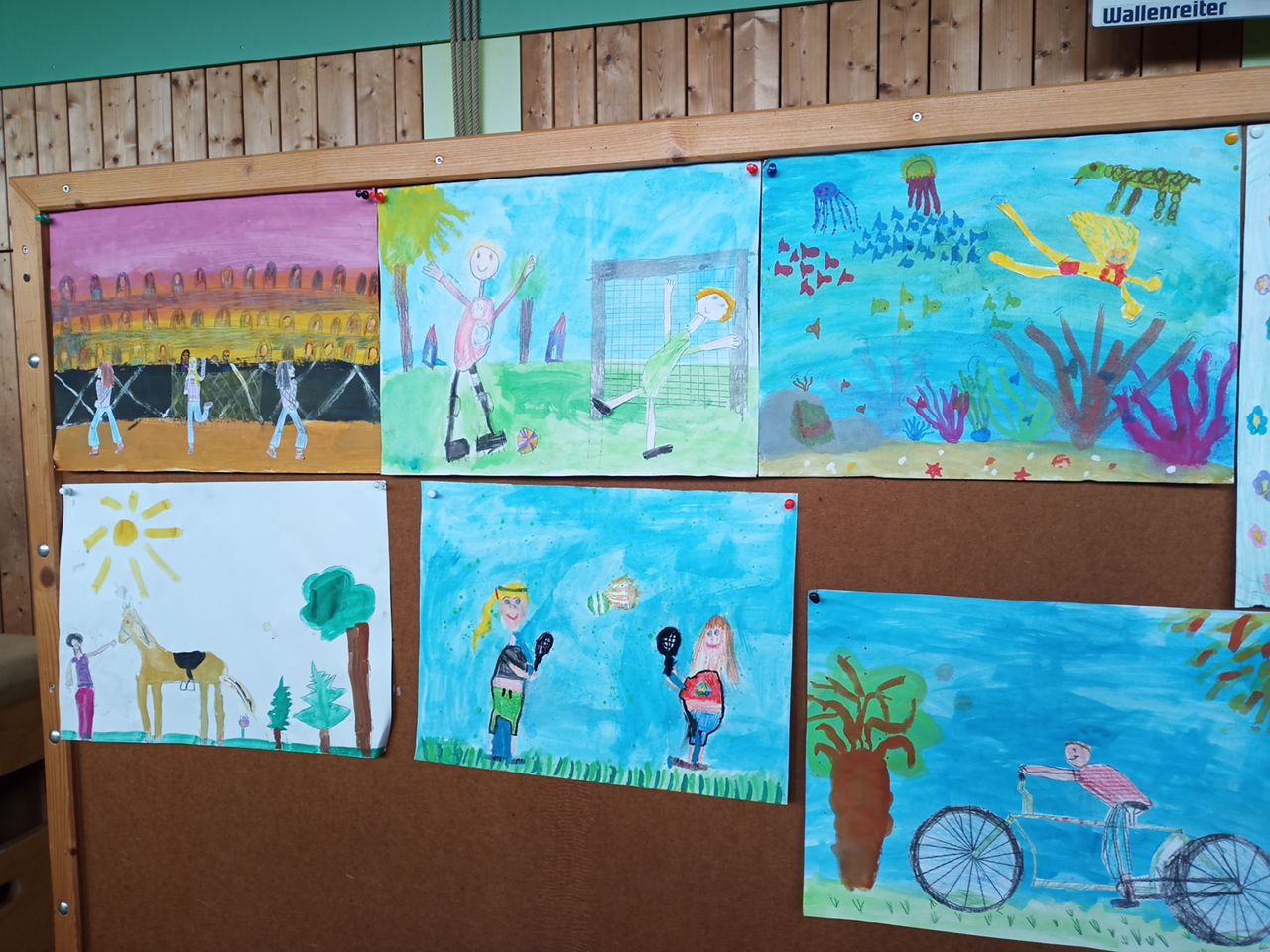 Leinwand mit Bildern