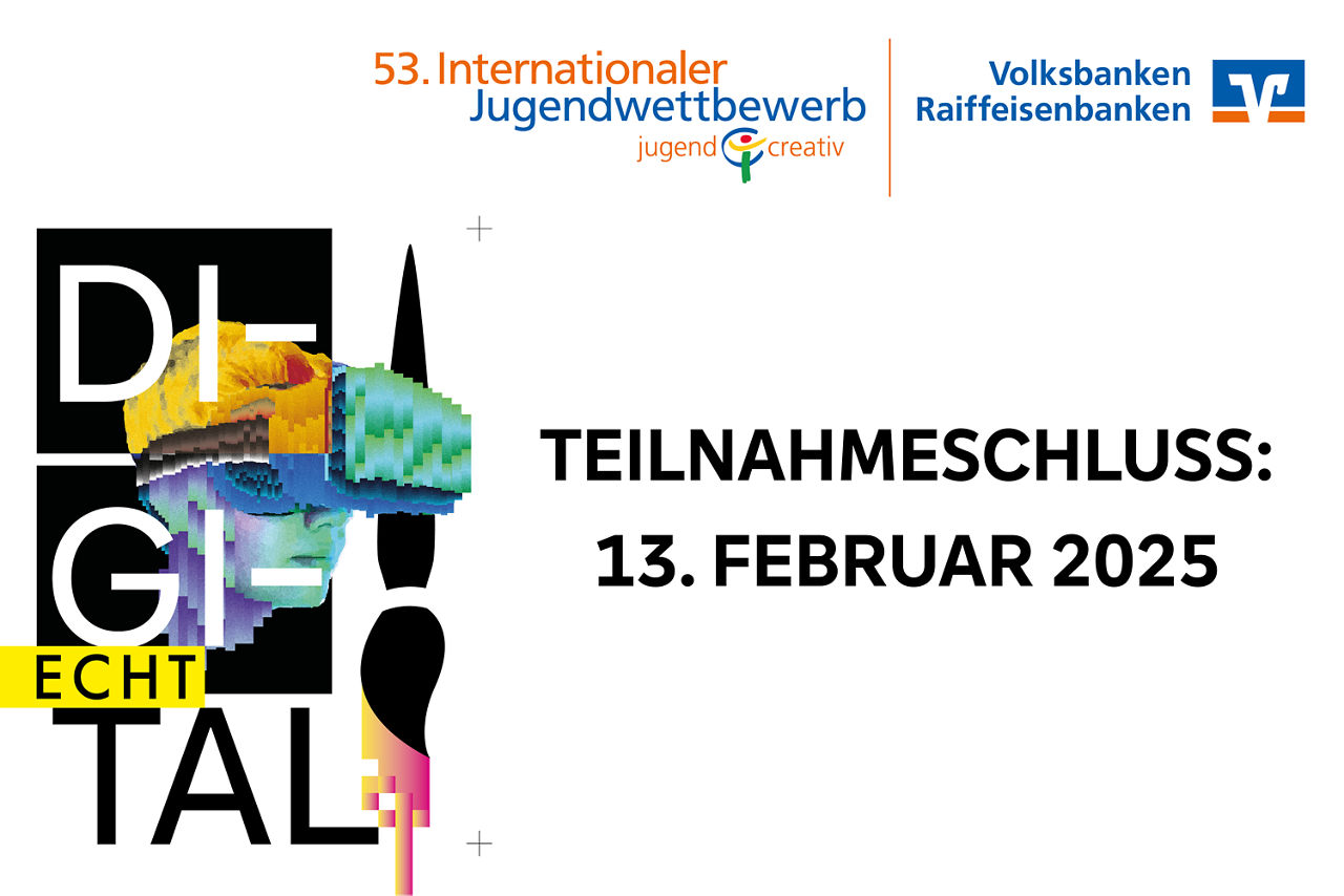 Malwettbewerb 2024/25 Logo - Echt digital