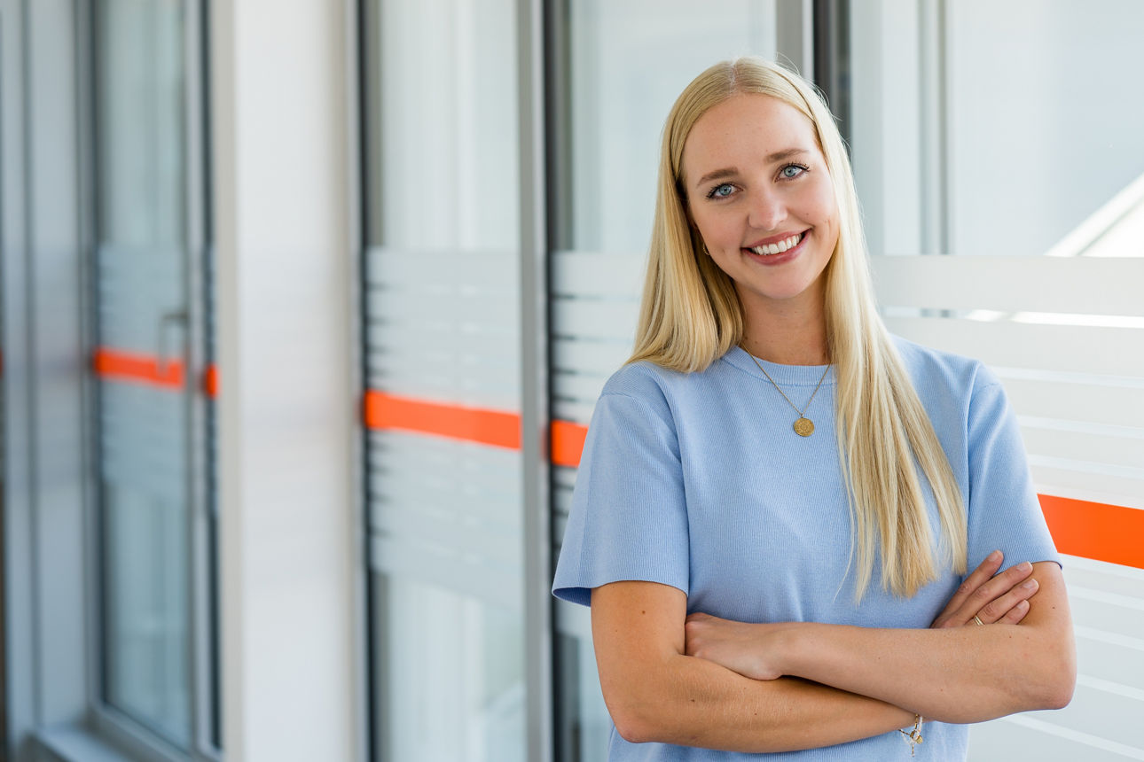 Mareike Kempen, Mitarbeiterin der Volksbank Westrhauderfehn