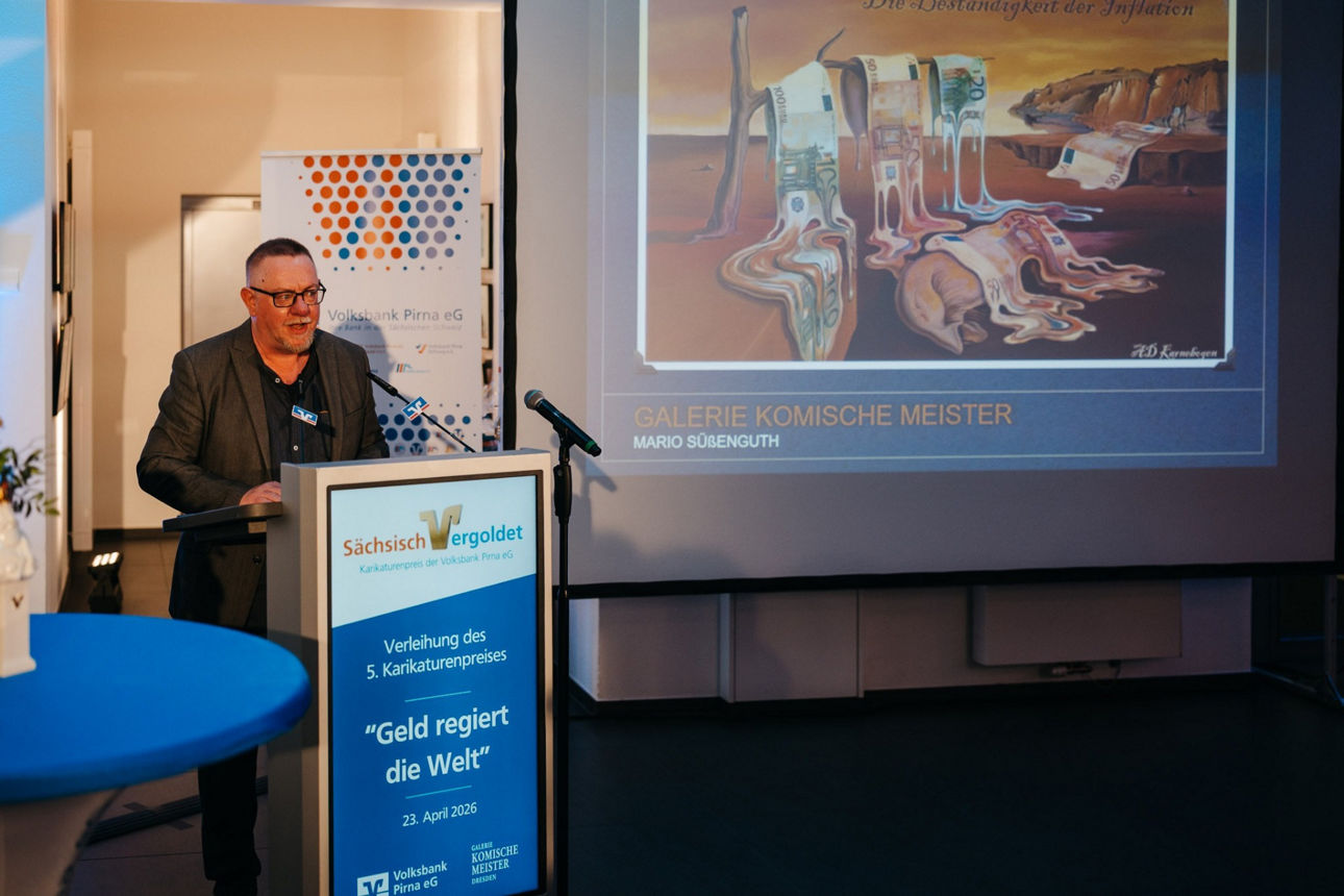 Mario Süßenguth von der Galerie Komische Meister