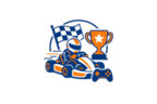 Icon zeigt einen Kartfahrer, einen Controller und einen Pokal
