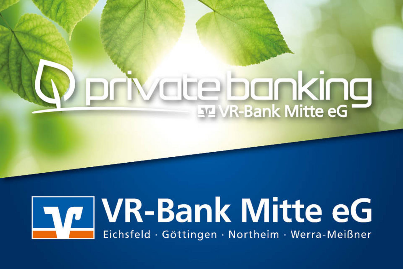 Logo private Banking und VR-Bank Mitte Logo