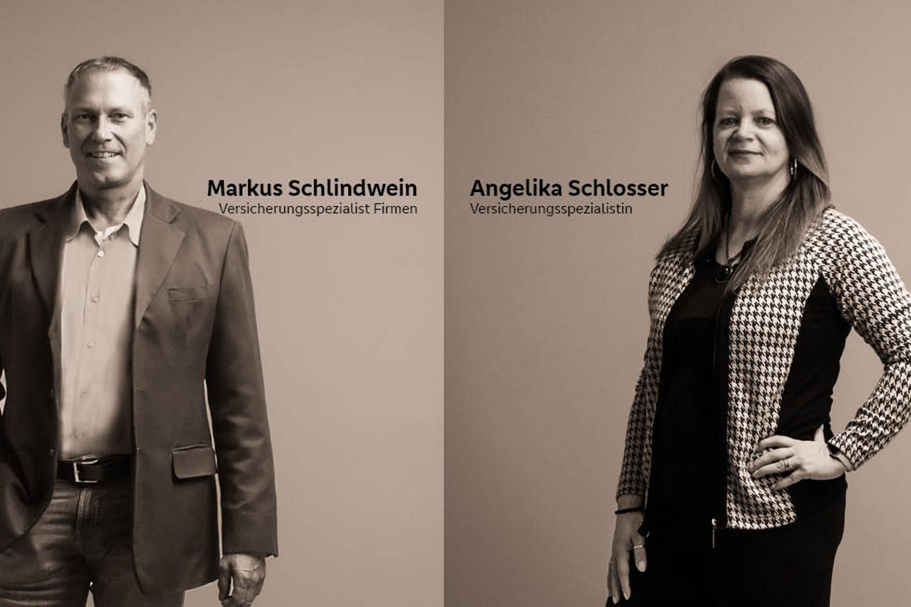 Unsere Mitarbeiter Wolfgang Deffland und Angelika Schlosser