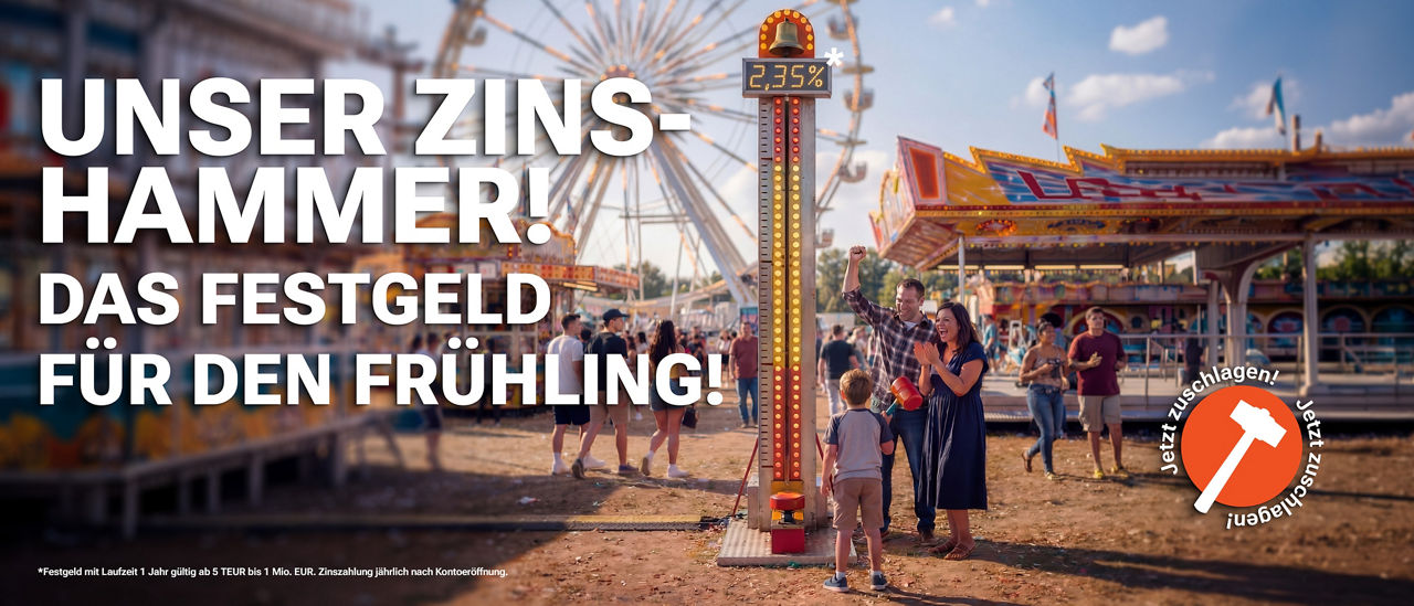 Unser Zinshammer zum Frühling