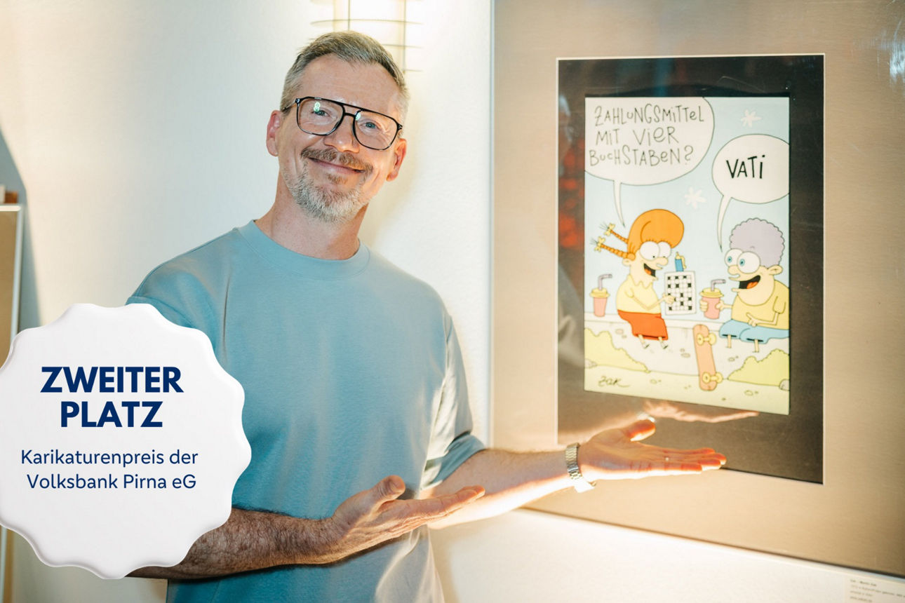 Martin Zak gewinnt den zweiten Preis.