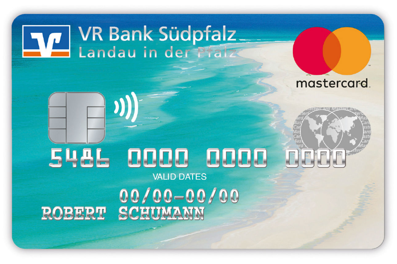 Motivansicht der DirectCard FUTURE mit Sandstrand 