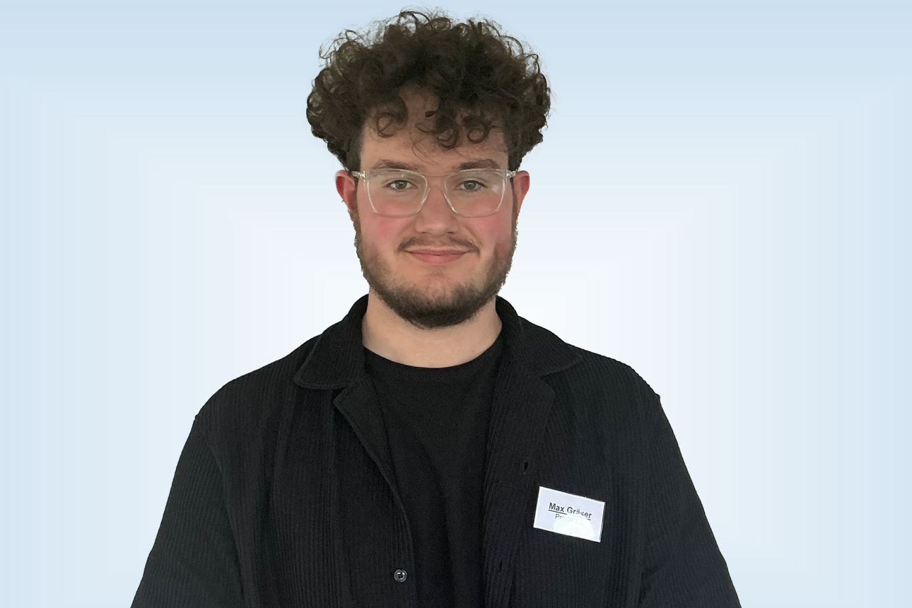 Praktikant Max Gräser