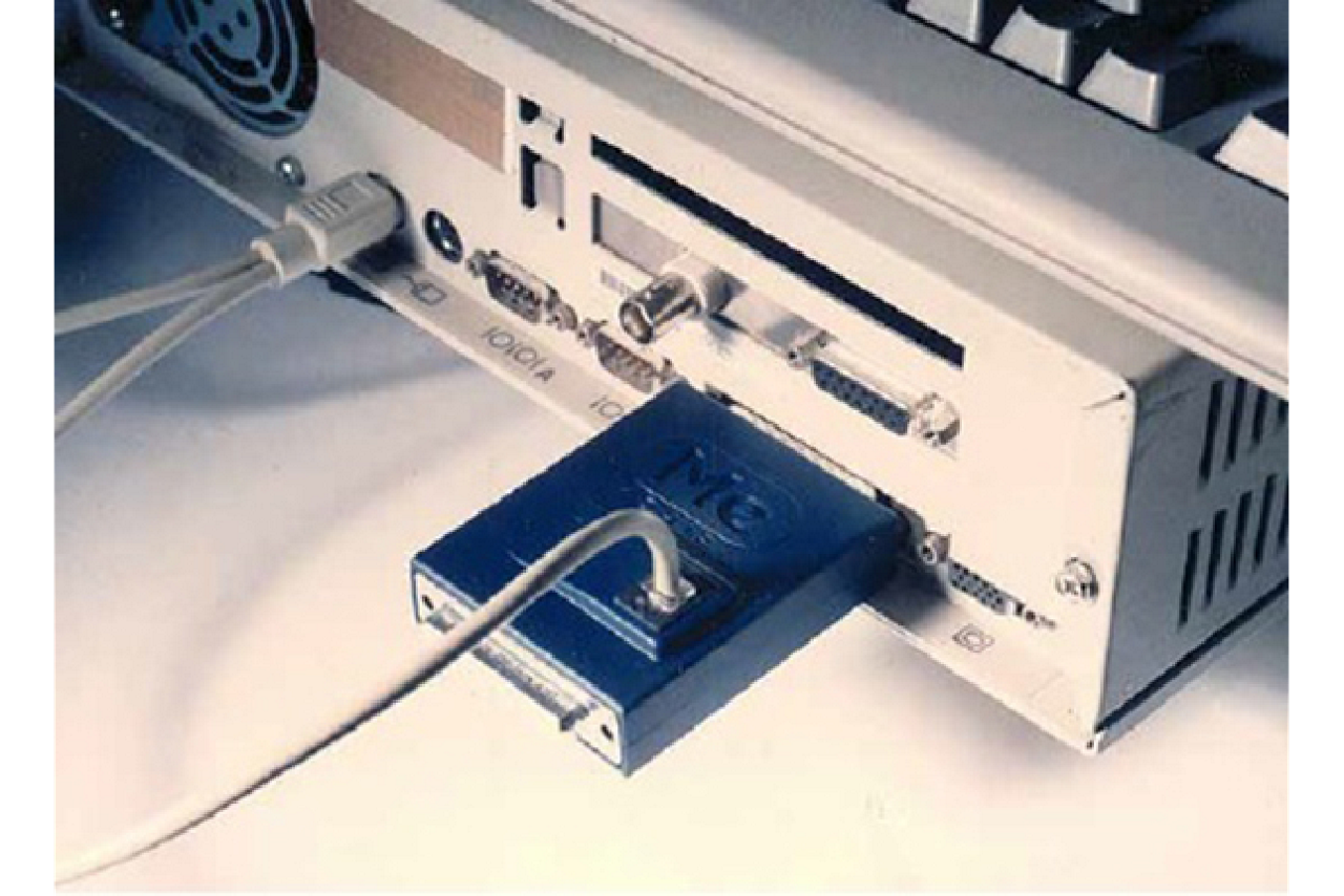 Chip an PC angeschlossen