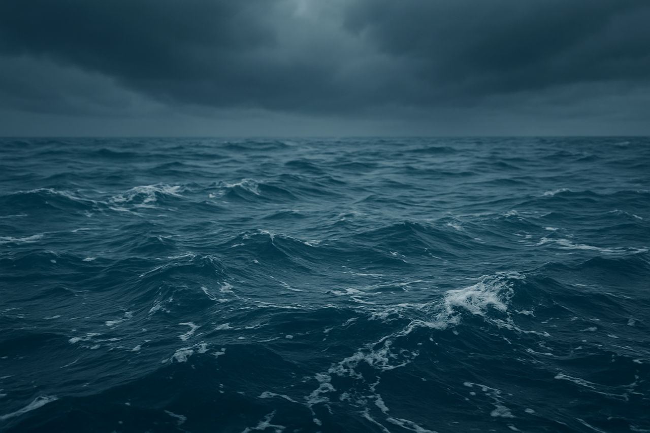 Stürmisches Meer