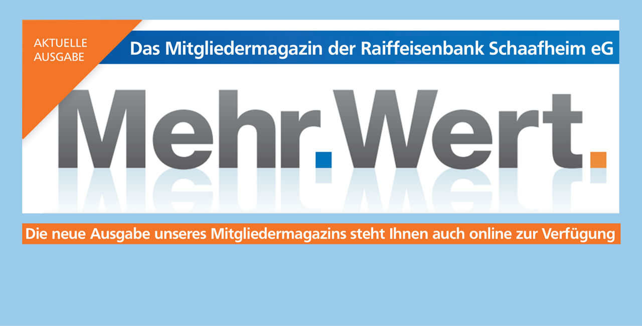 Seitenkopfgrafik vom Mitgliedermagazin Mehr.Wert.