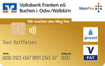 Grafik der goldenen Girocard