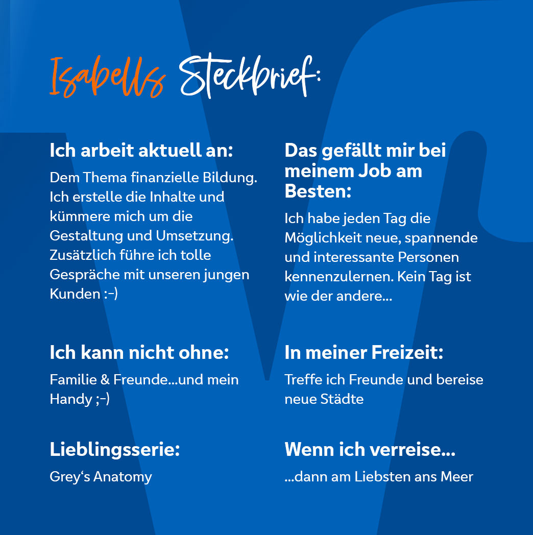 Isabells Steckbrief