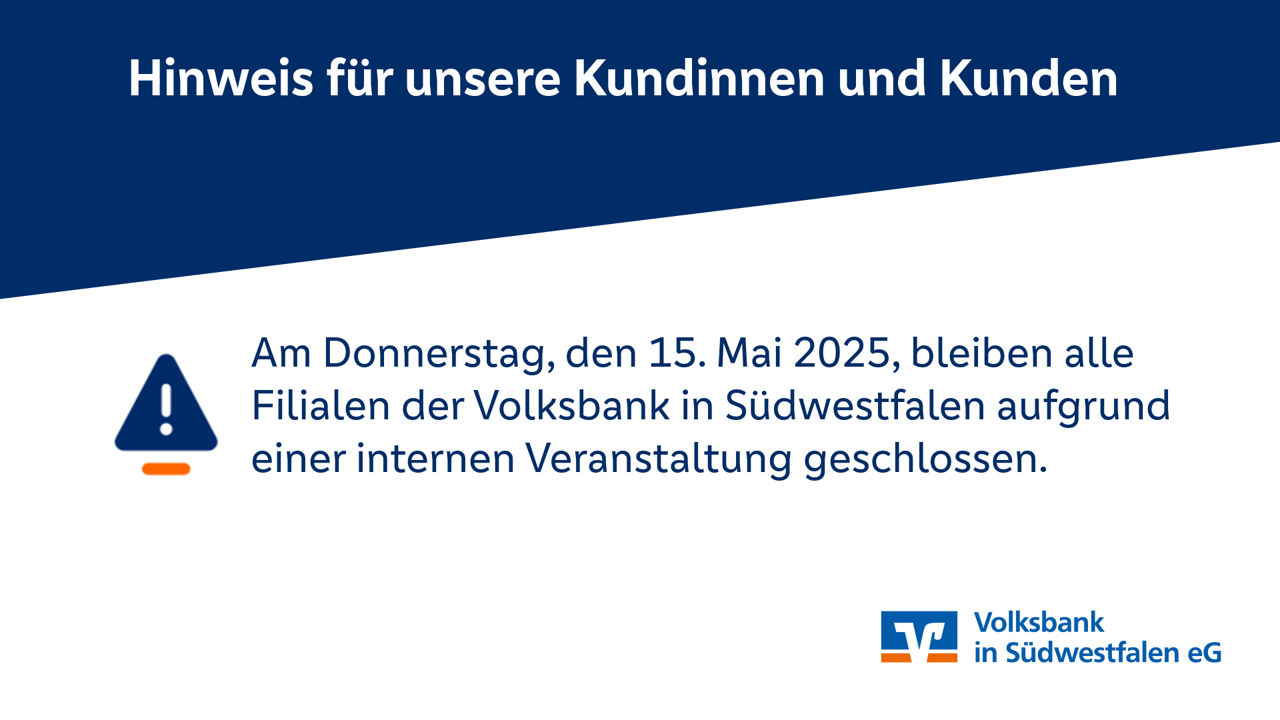 Wichtige Kundeninformation