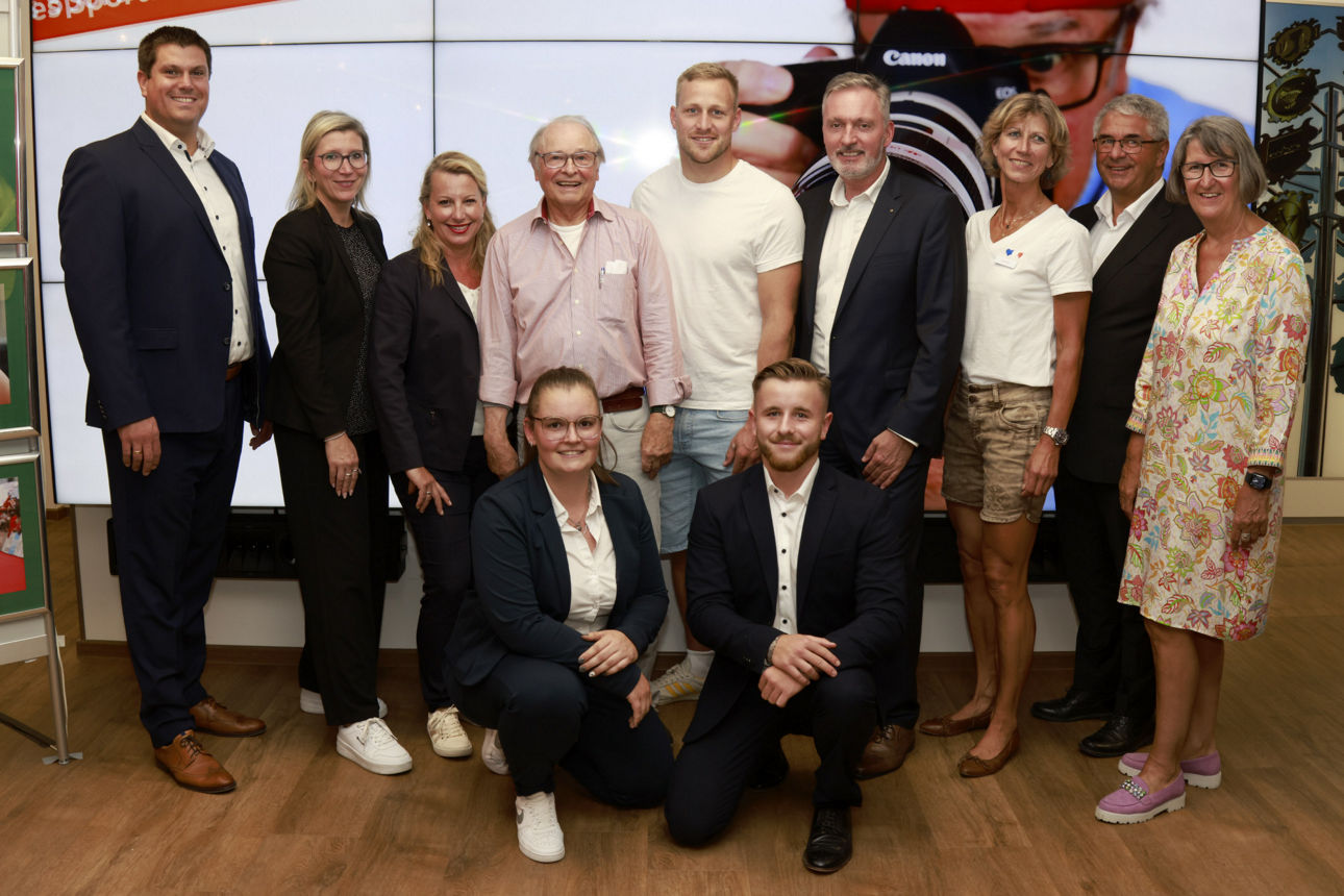 v.l. Christian George, Nicole Elze, Jennifer Stuhr Gerd Linnartz Ilona Eckhardt  und  Tim Lehmann