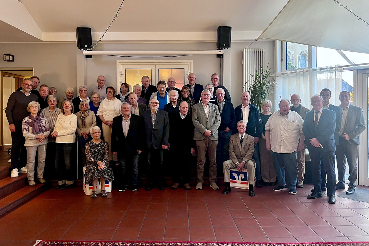 Volksbank Schermbeck-Mitglieder Gruppenfoto