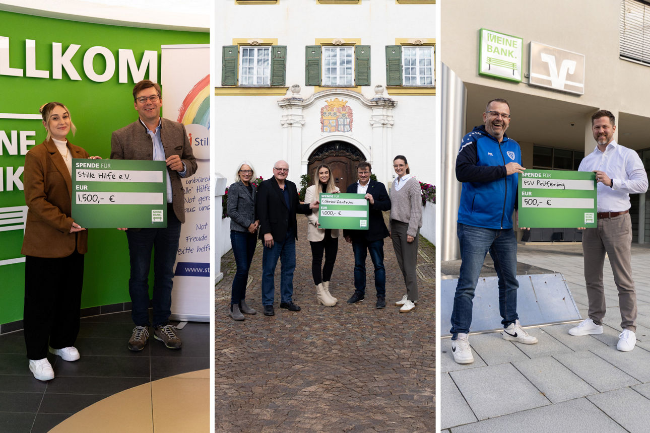 Spendenübergabe Mitgliederabstimmung