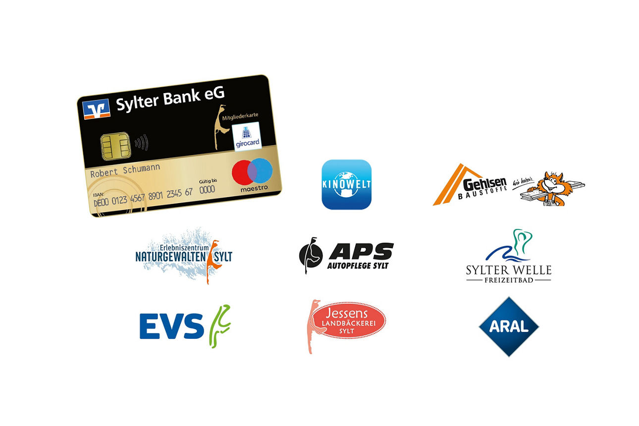 Mitgliederkarte der Sylter Bank mit ihren Vorteilen