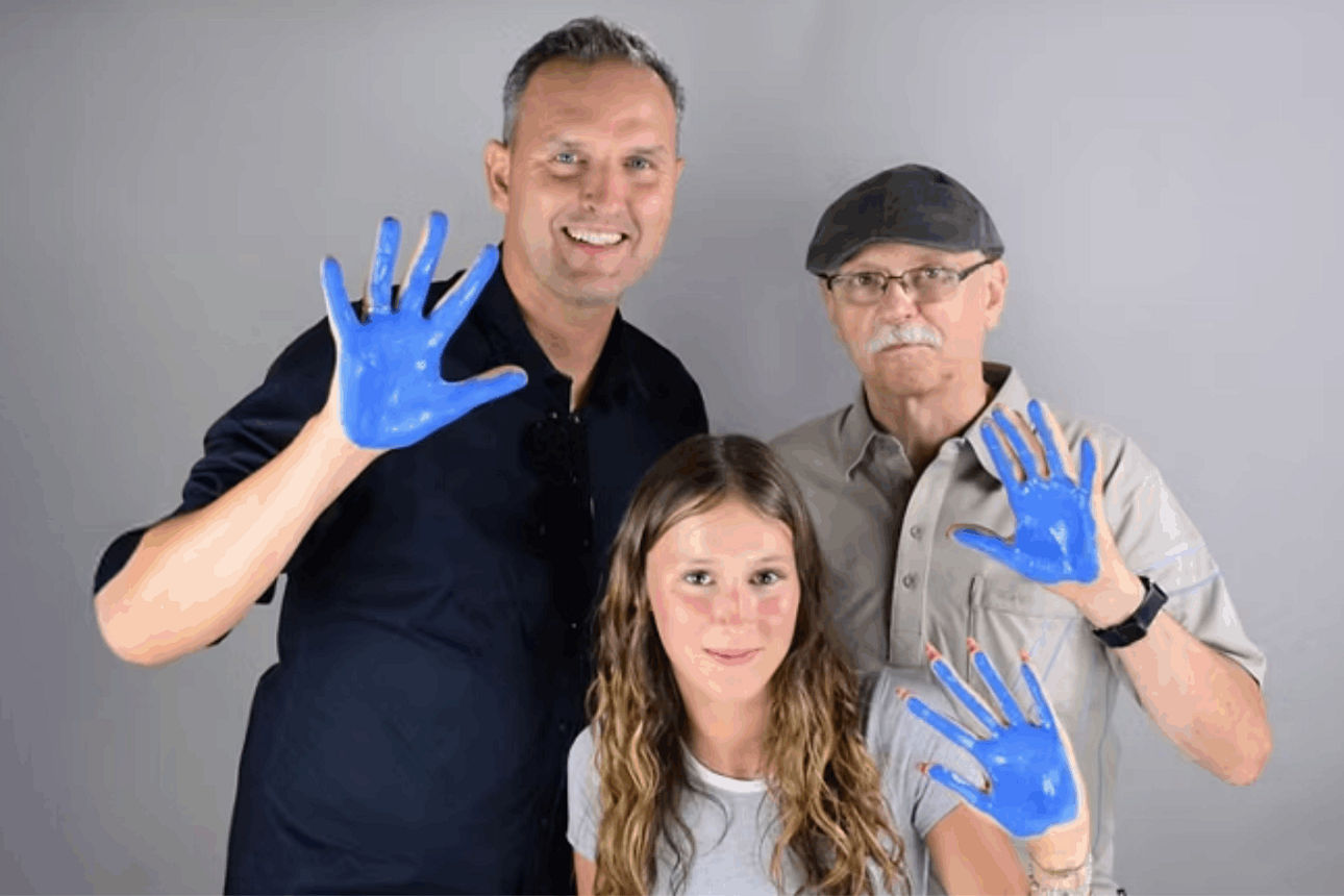 Hand drauf! Das hat viele Vorteile.