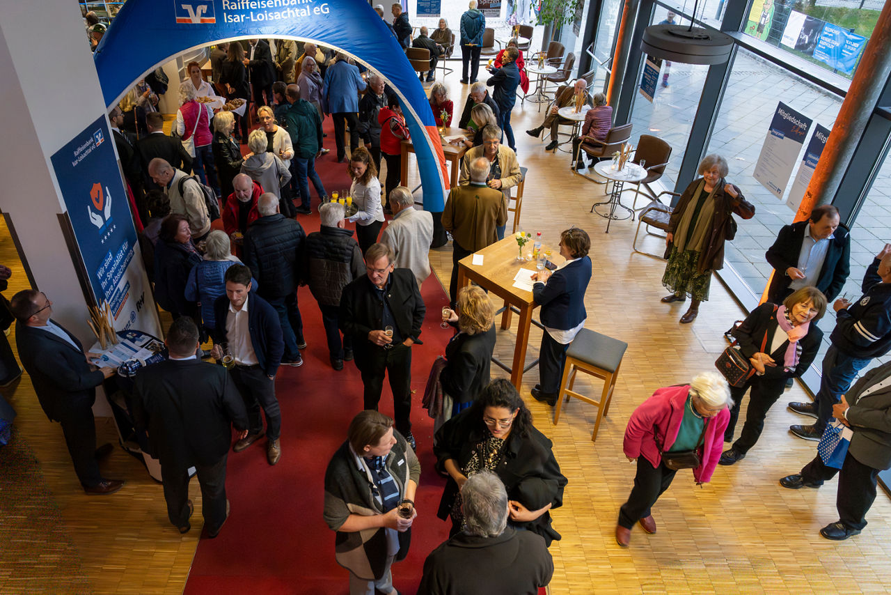 Die Veranstaltung von oben