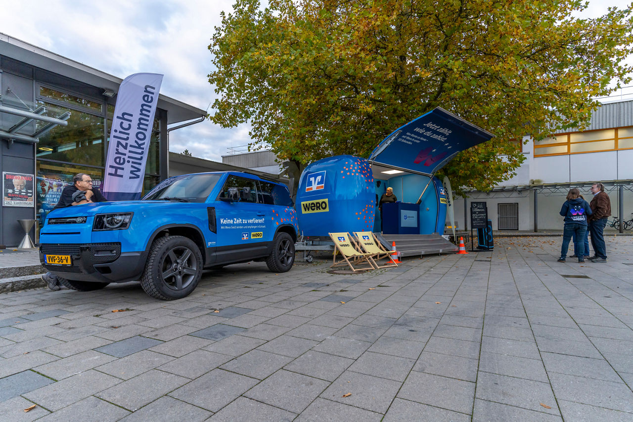 Wero Truck vor der Loisachhalle