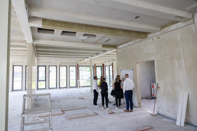 Rohbau des neuen KompentenzCenters