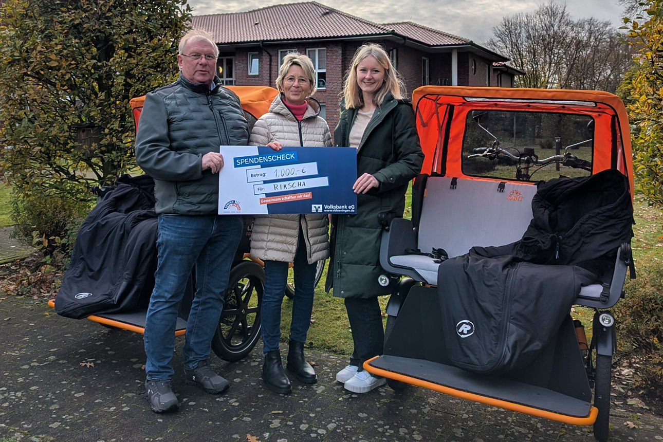 Spendenübergabe mit dem Caritas Verband Löningen - Lindern