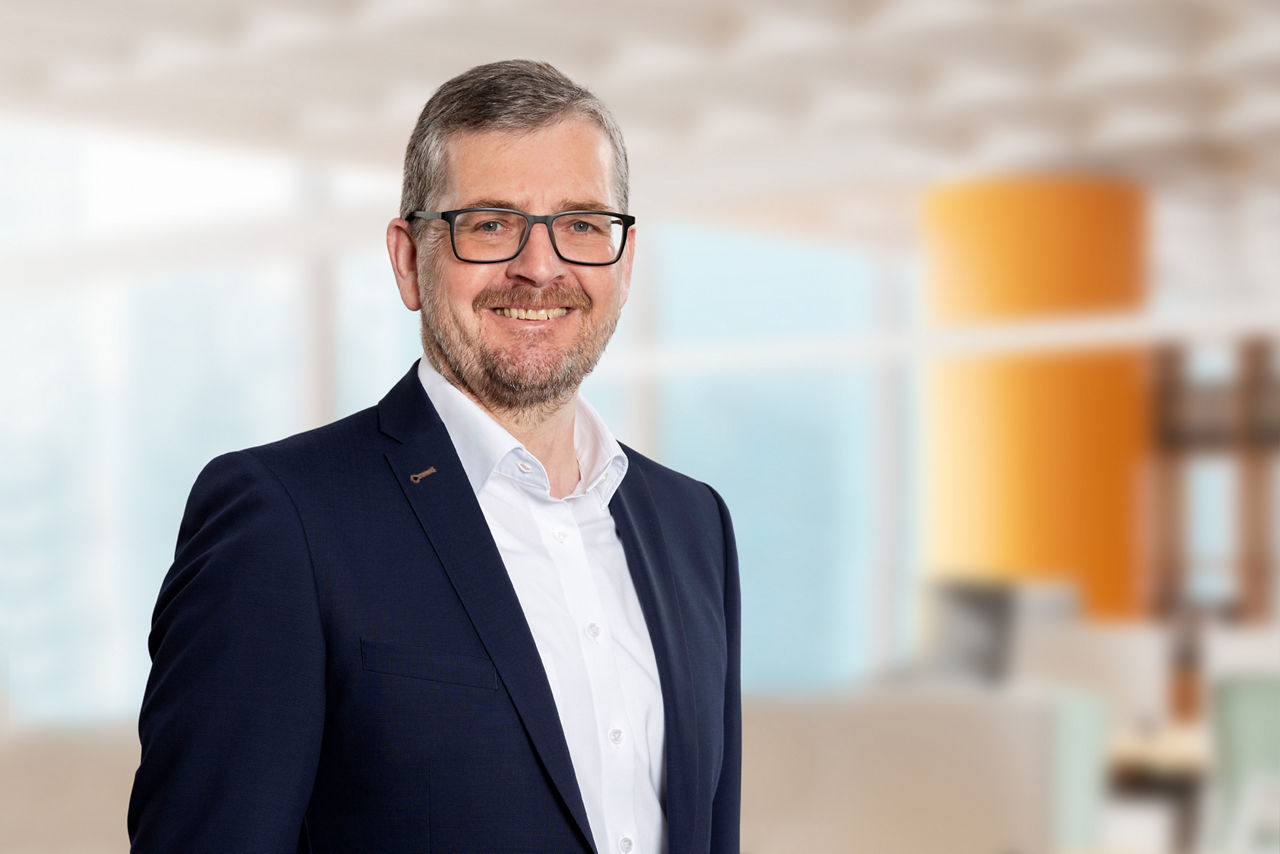 Unser Foto zeigt Marktfolge Leiter Ingo Grote