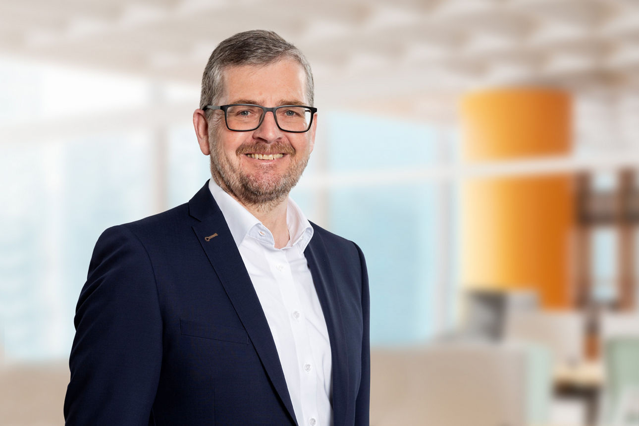 Unser Foto zeigt Marktfolge Leiter Ingo Grote