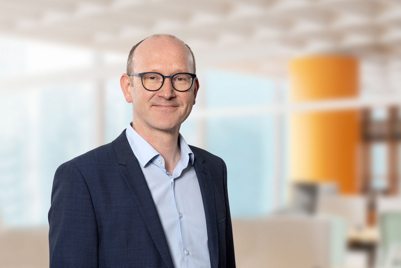 Unser Foto zeigt Geschäftsführer Windpark Christoph Gravel