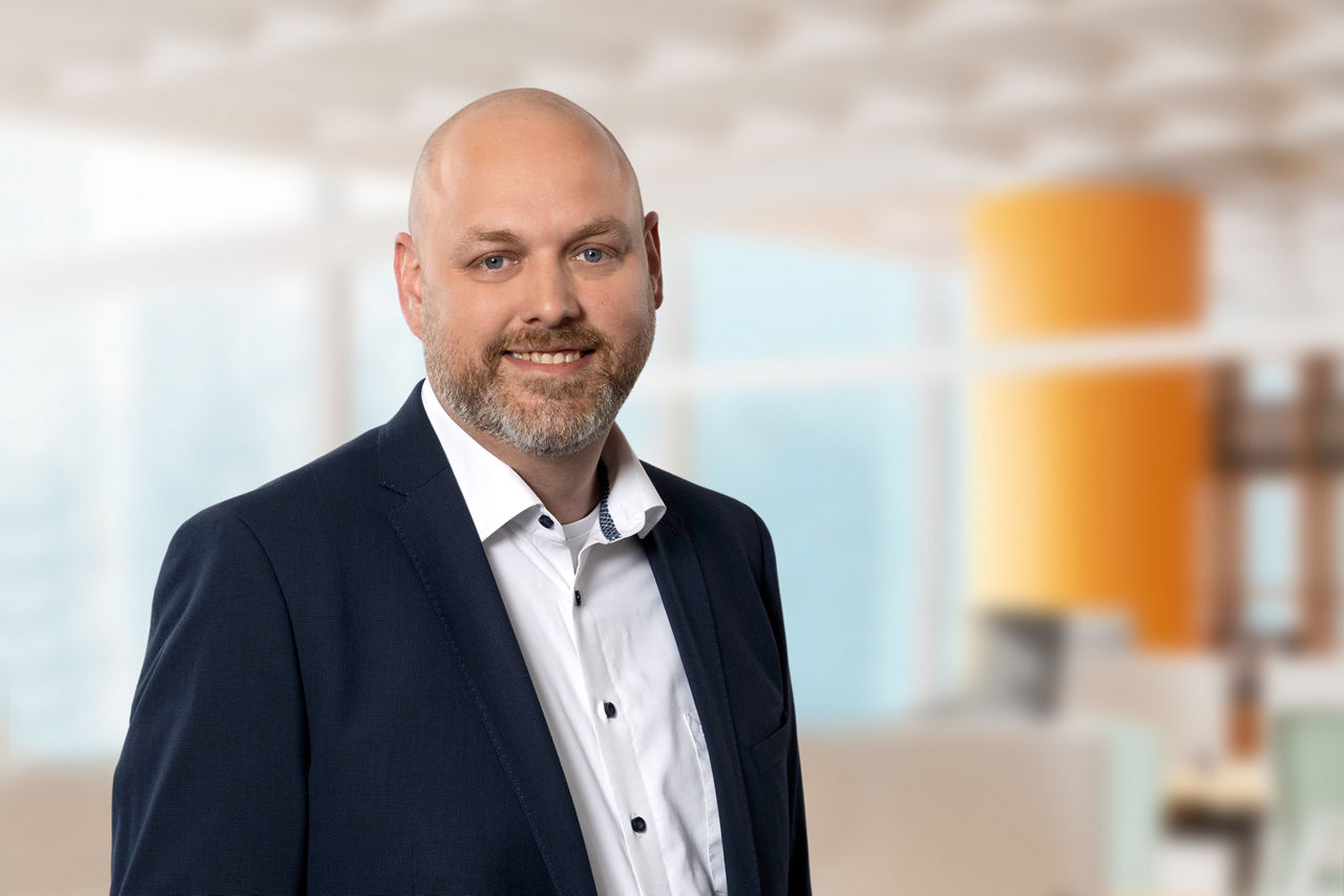 Unser Foto zeigt Mitarbeiter Marktfolge Christian Morthorst