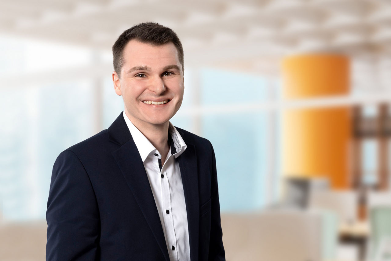 Unser Foto zeigt Privatkundenberater Thomas Richter