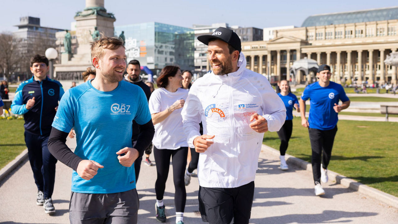 Auf dem Bild sind Läufer der Aktion Move It zu sehen