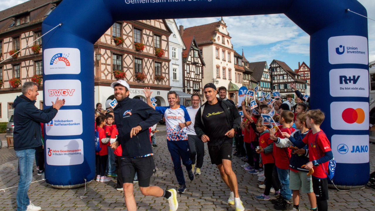Das Bild zeigt den Start in Gengenbach