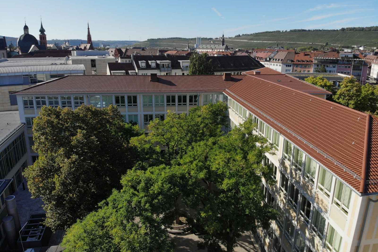 Das Mozartareal von oben