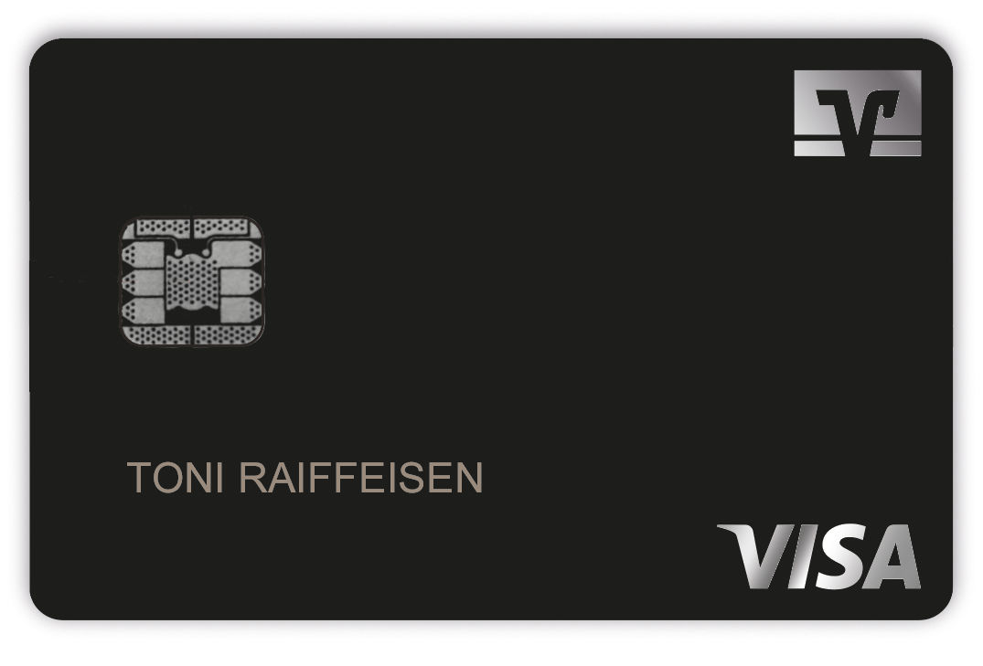 Abbildung der ExclusiveCard Plus im Design "Metall"
