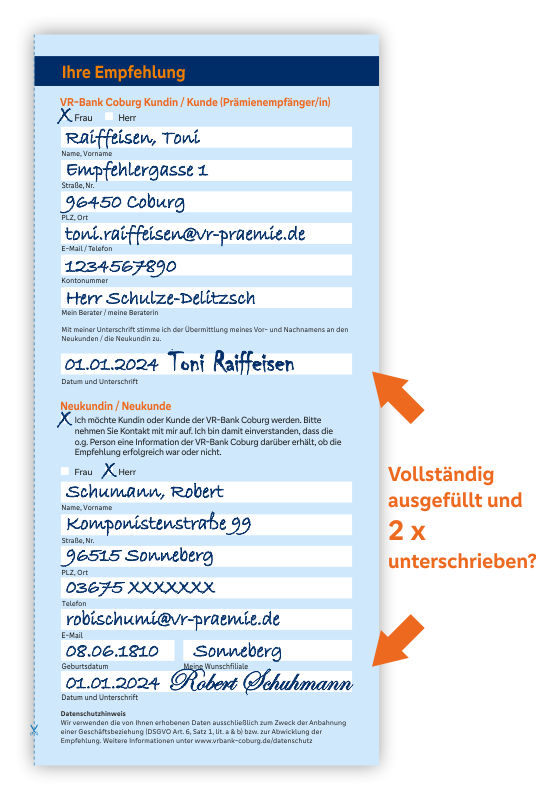 Mustercoupon