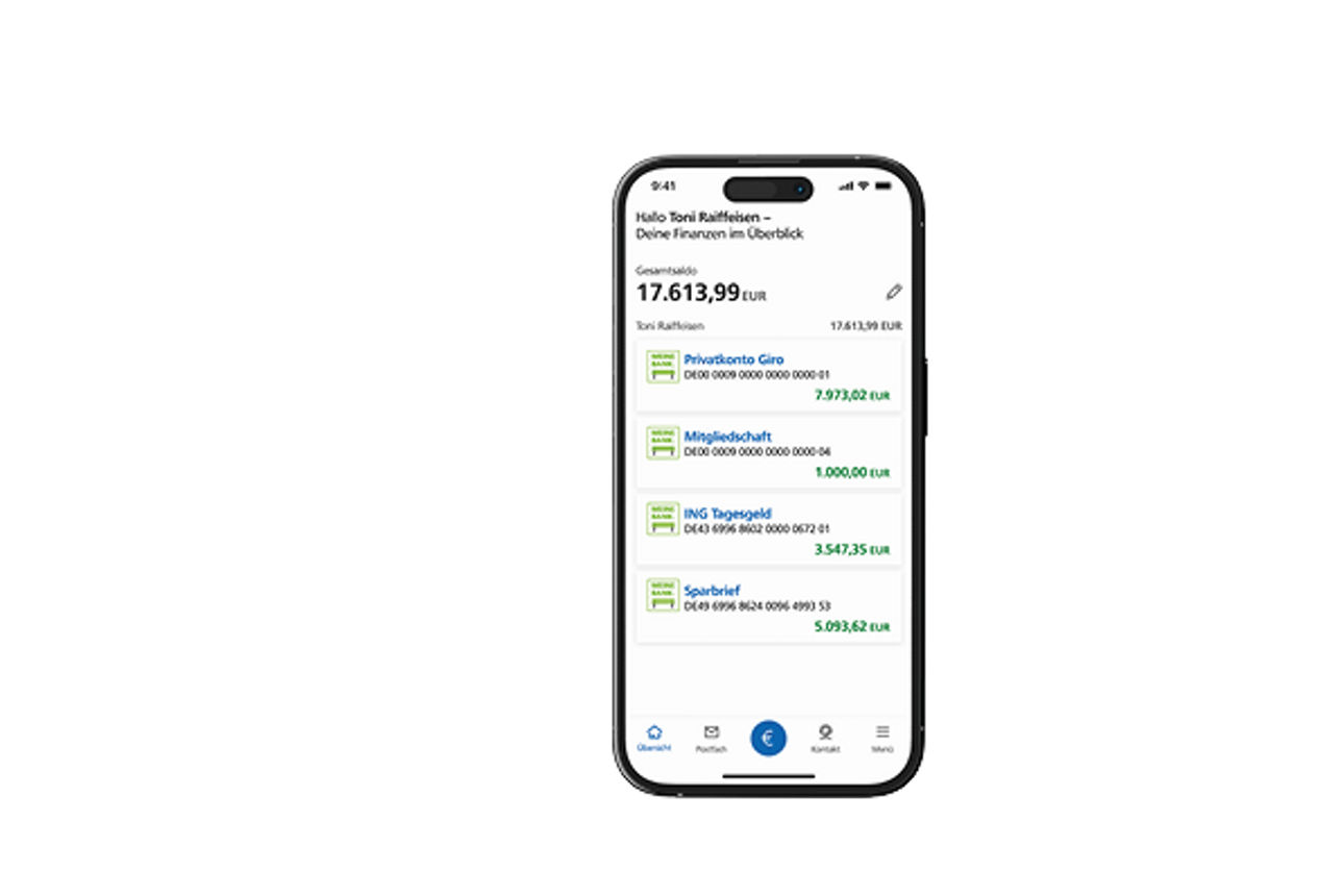 Banking App auf dem Handy