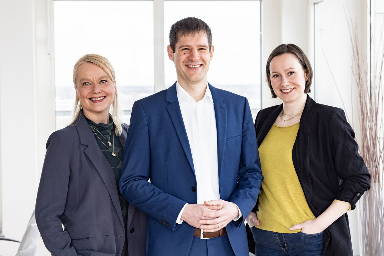 Meike Lerner, Andreas Künzel und Mira Simpson (v.l.n.r.)