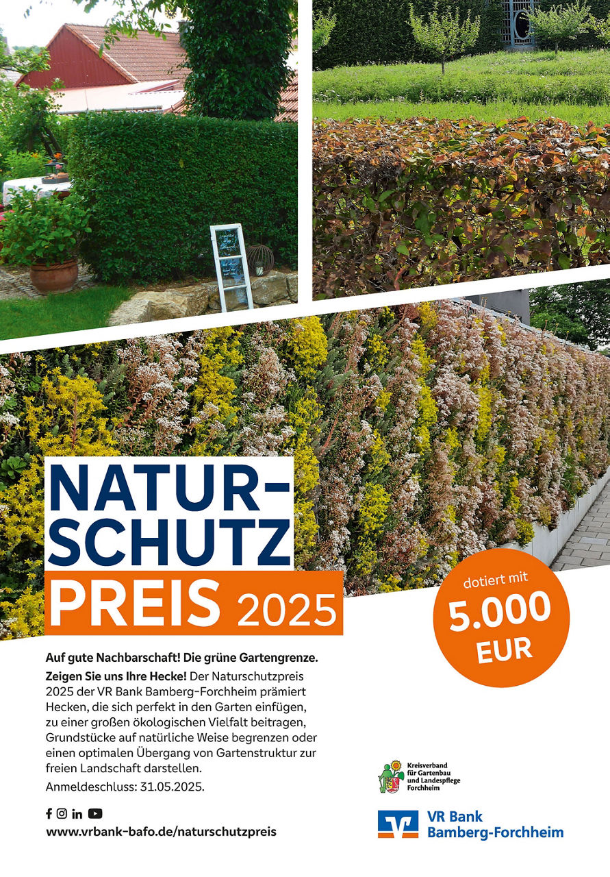 Plakat zum Naturschutzpreis 2025