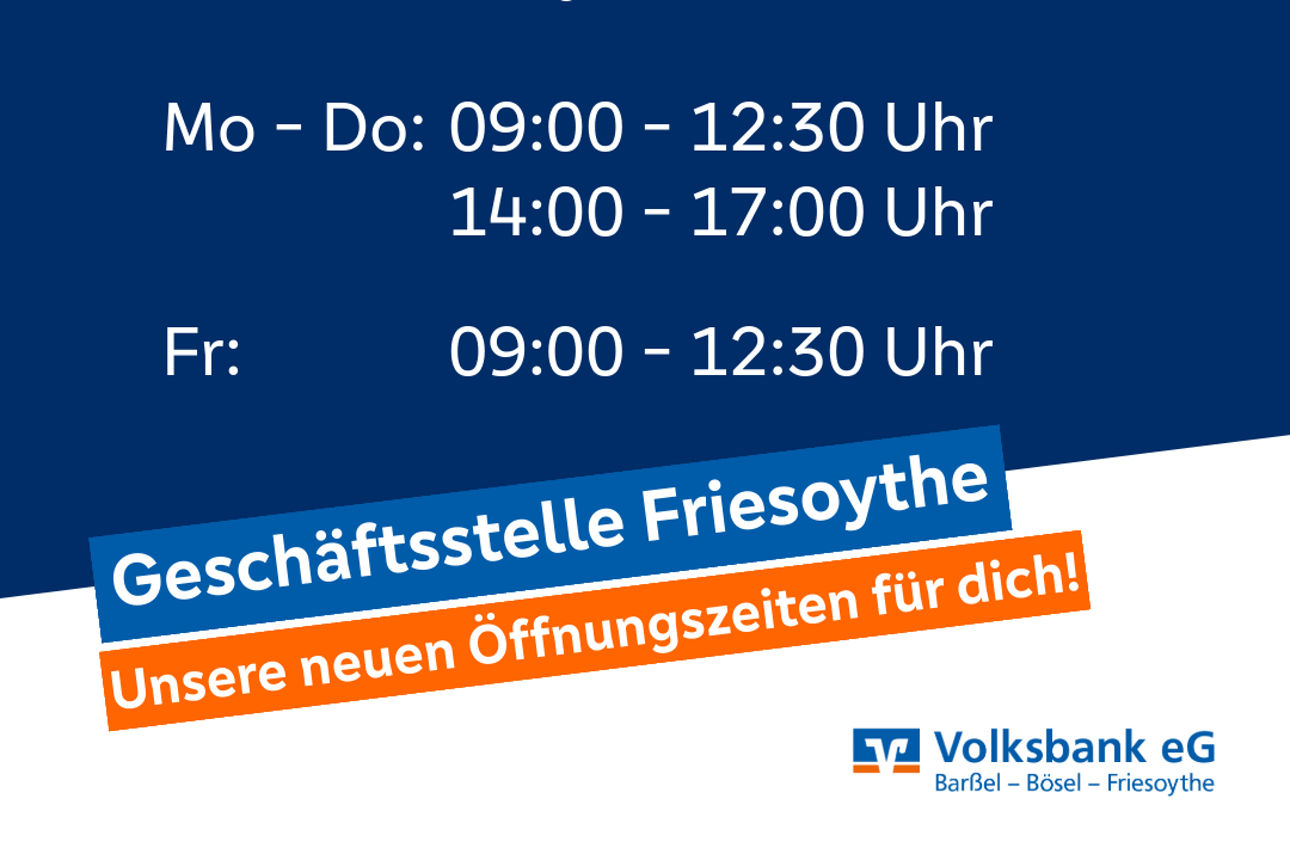 Öffnungszeiten Friesoythe