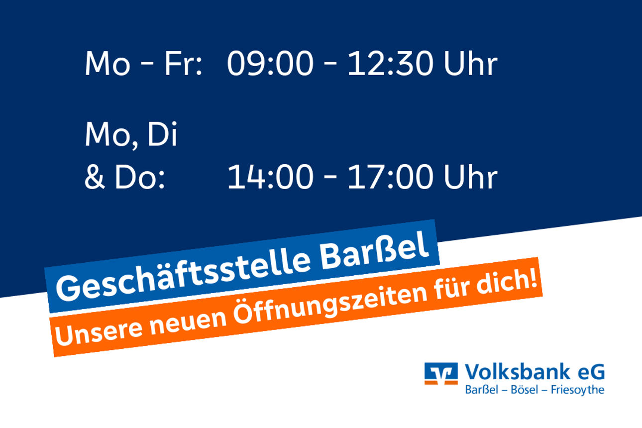 Öffnungszeiten Barßel