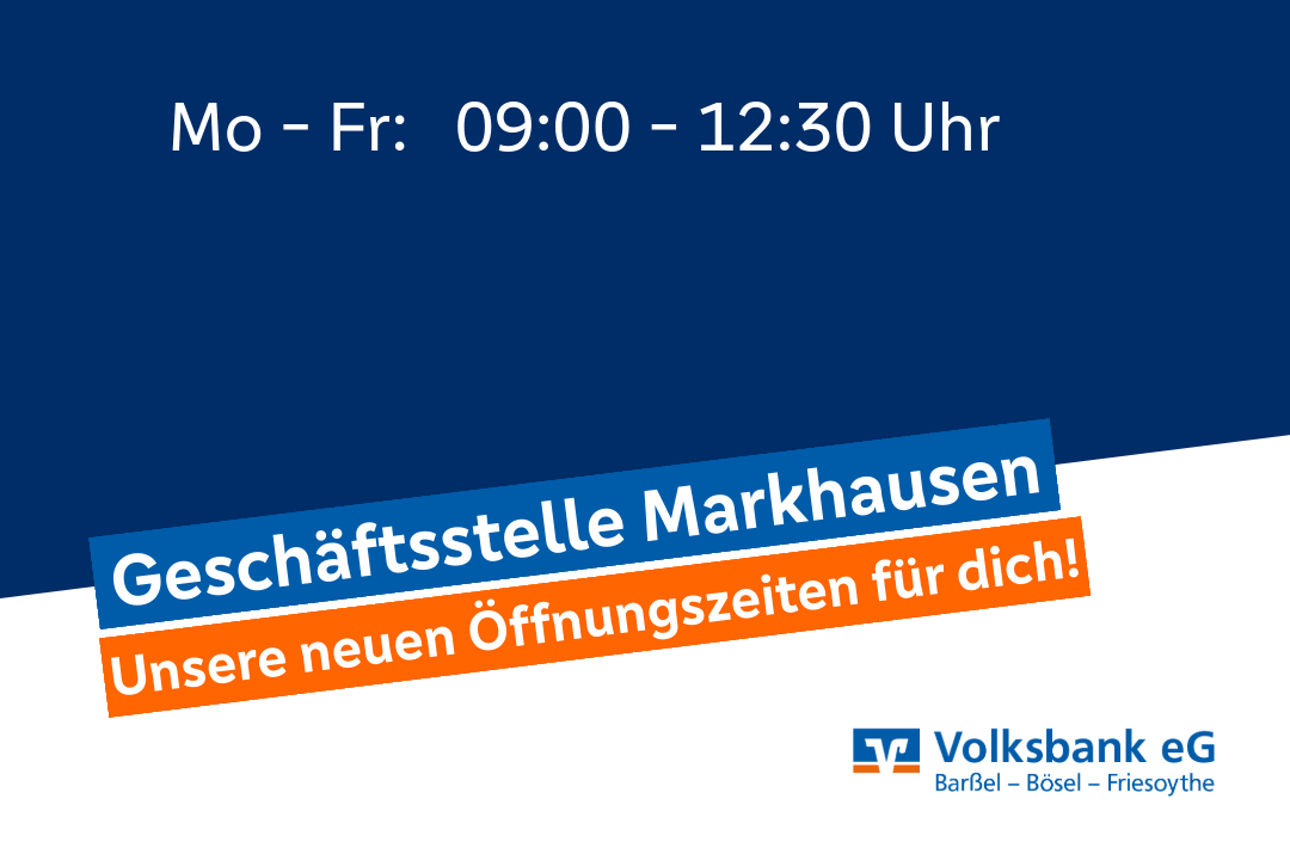 Öffnungszeiten Markhausen