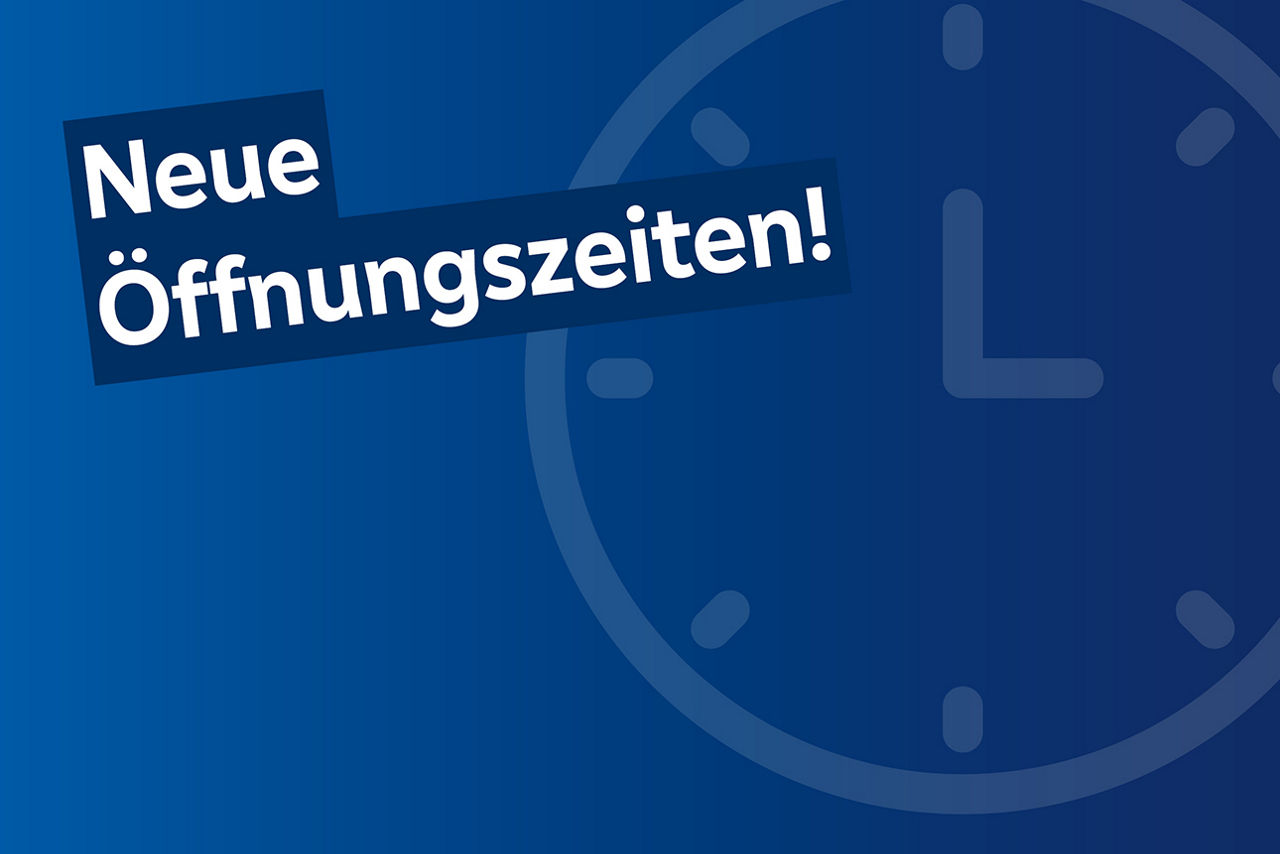 Illustration: Neue Öffnungszeiten
