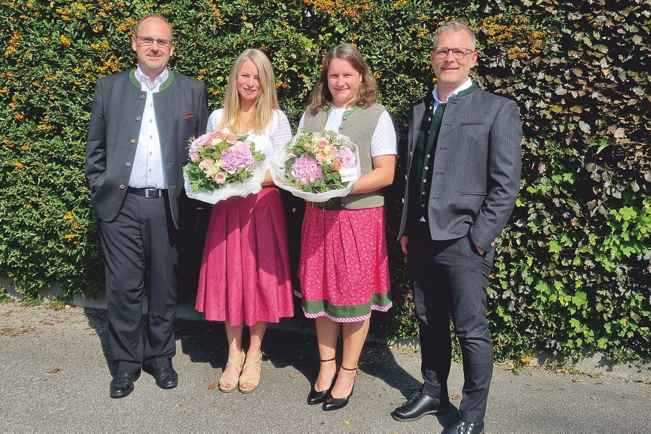 Neue Bereichsleiterinnen Frau Krumpholz und Frau Weissensteiner