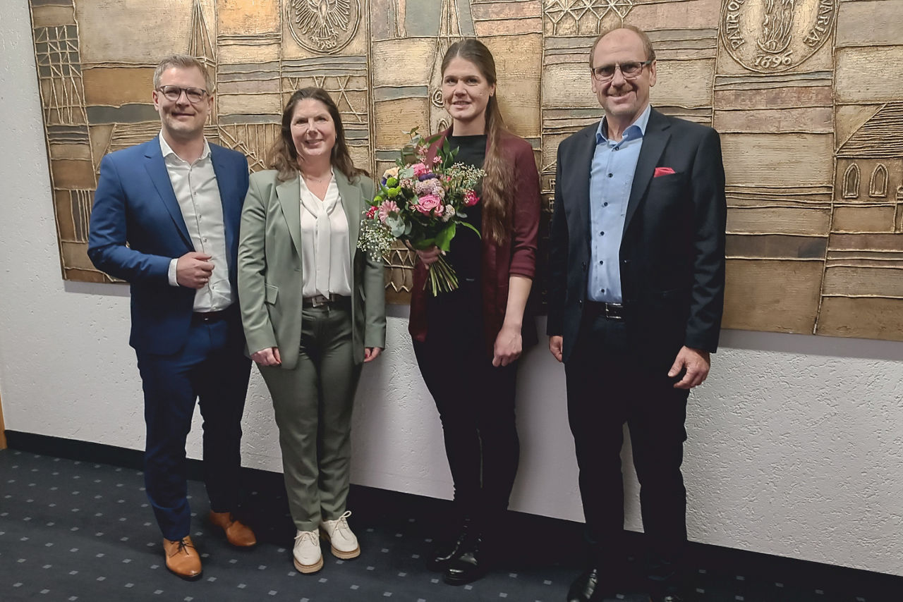 Neue Mitarbeiterin Frau Widmann