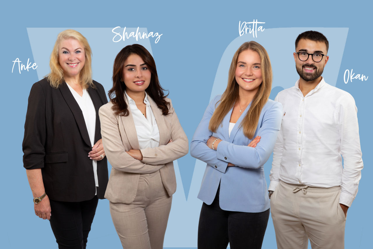 Anke, Shahnaz, Britta und Okan