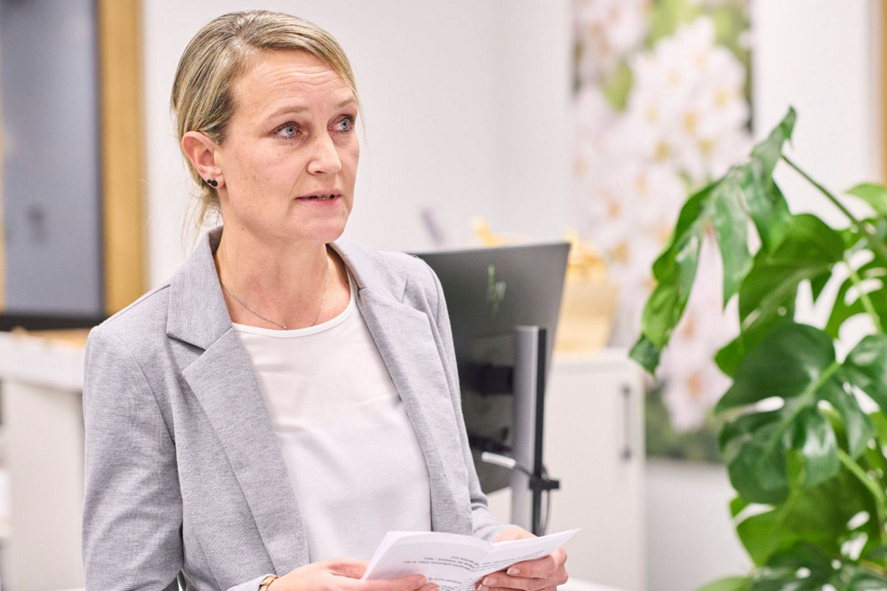 Das Bild zeigt die Planerin Sandra Kiefer-Weber