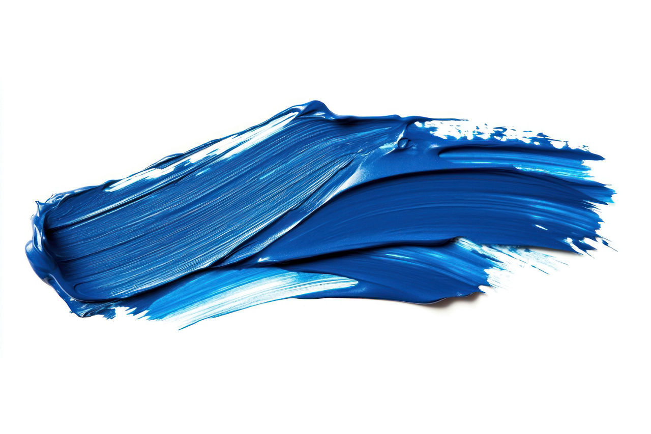 Blaue Farbe