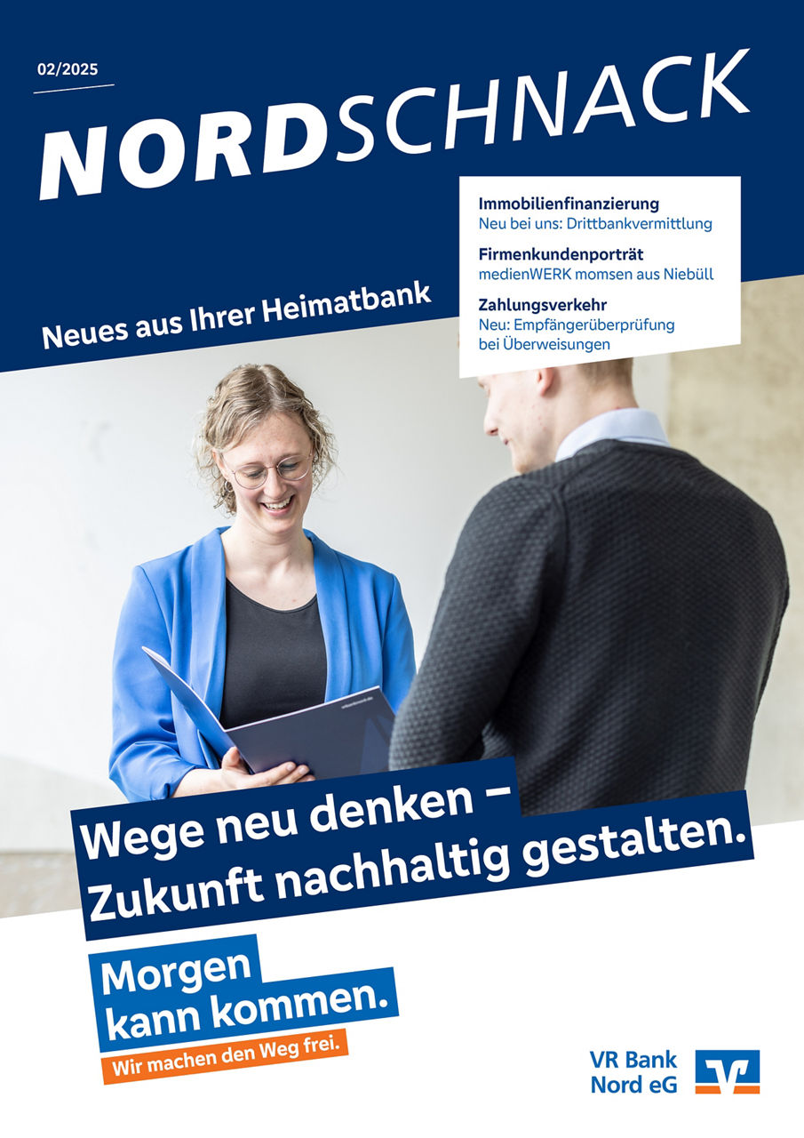 Das Titelbild der Ausgabe 2/2025 unseres Mitgliedermagazins "NORDSCHNACK"
