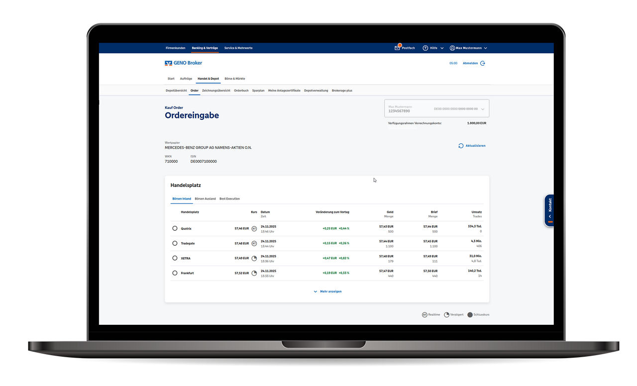 Screenshot von SecureGo